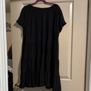 Sugarlips Black Tiered Mini Dress